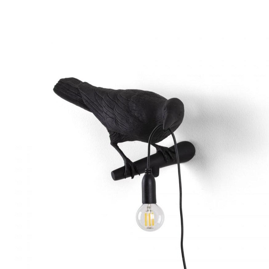 BIRD LOOKING RIGHT lamp black - Eye on Design