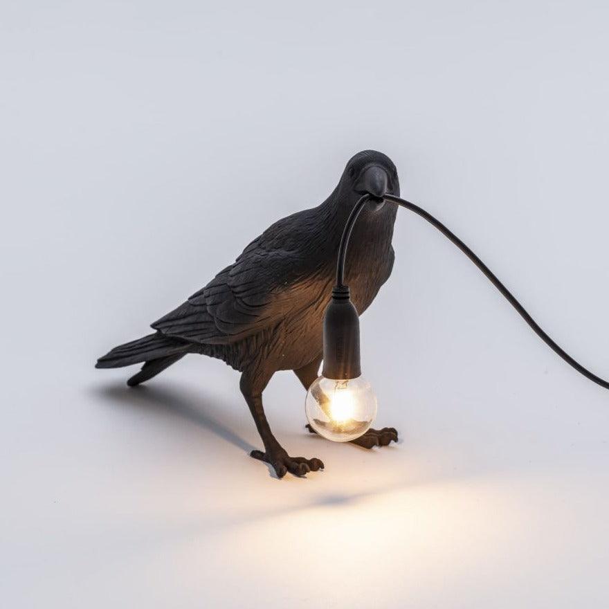 BIRD WAITING lamp black - Eye on Design