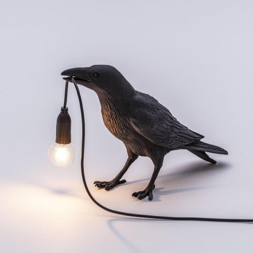 BIRD WAITING lamp black - Eye on Design