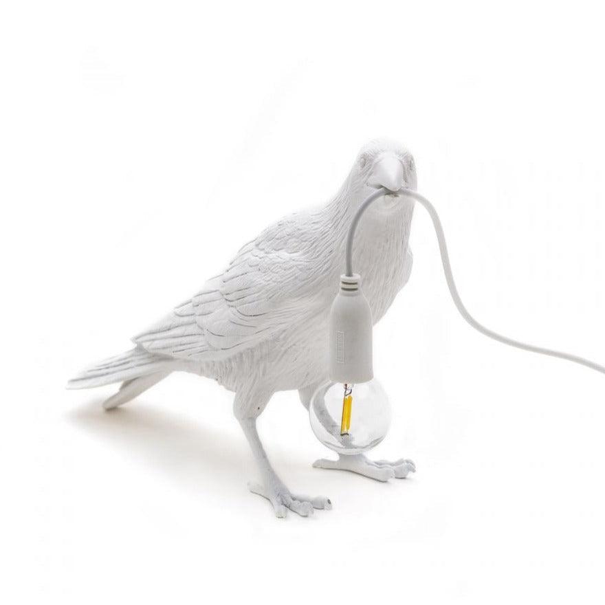 BIRD WAITING lamp white - Eye on Design