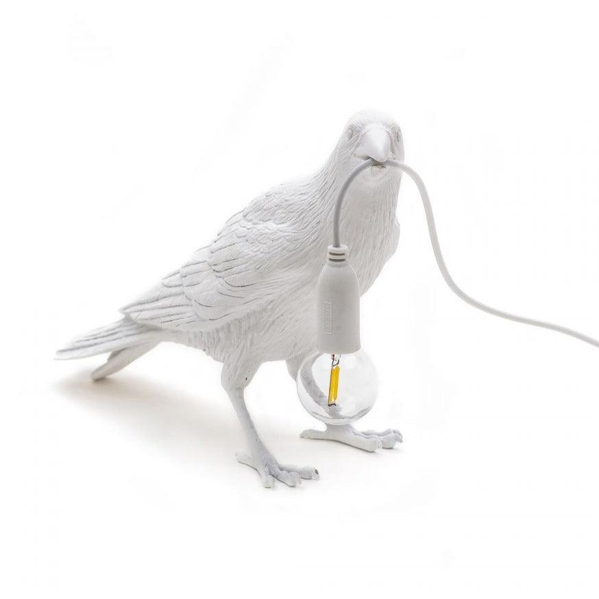 BIRD WAITING outdoor lamp white - Eye on Design