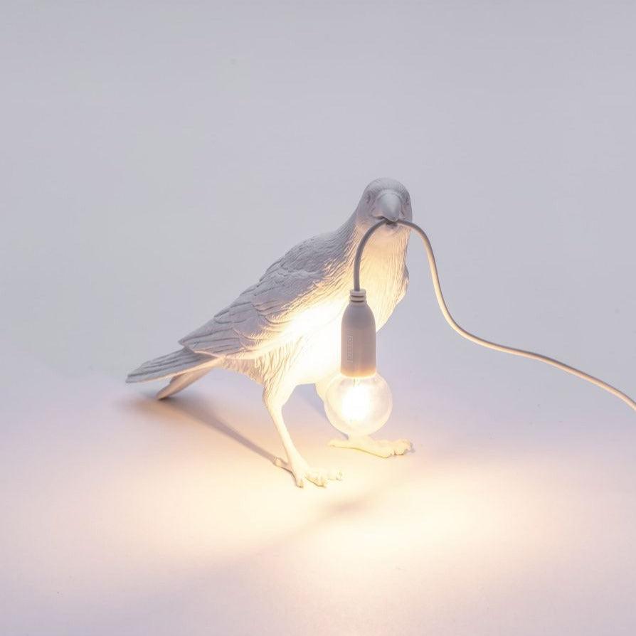 BIRD WAITING outdoor lamp white - Eye on Design