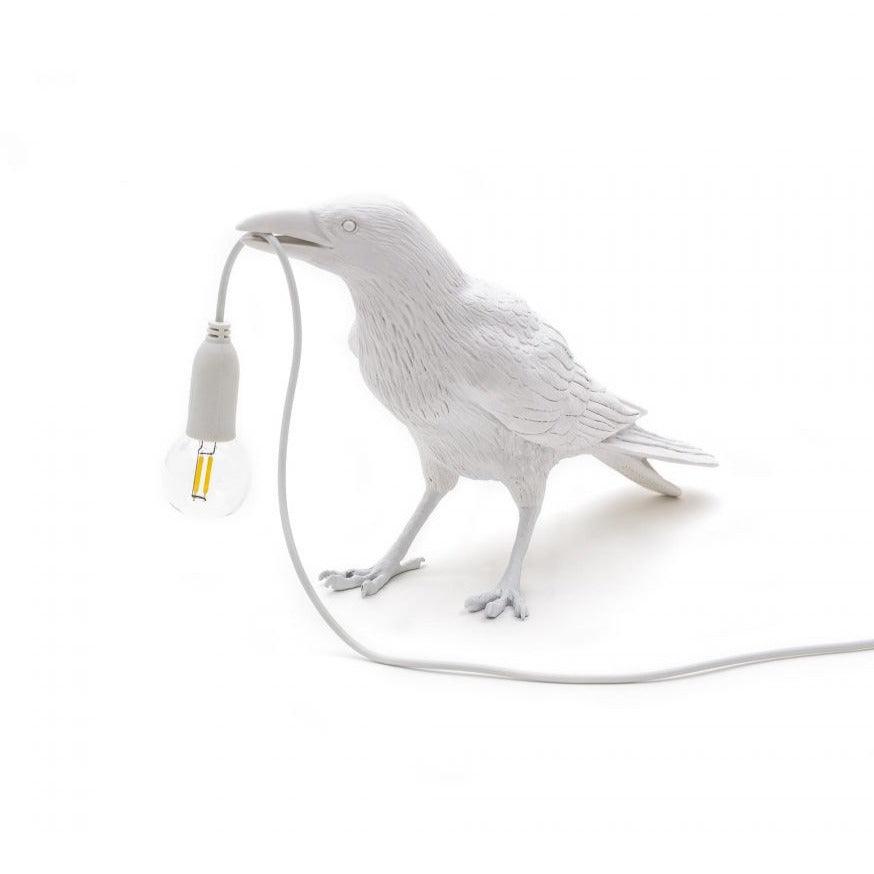 BIRD WAITING outdoor lamp white - Eye on Design