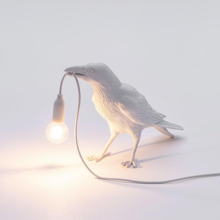 BIRD WAITING outdoor lamp white - Eye on Design