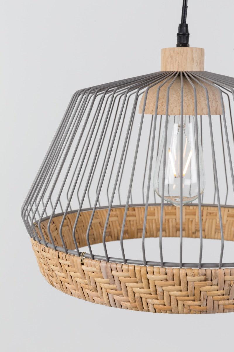 BIRDY WIDE rattan pendant lamp - Eye on Design