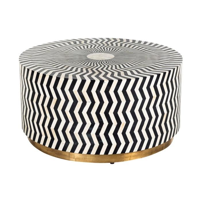 BLISS coffee table black and white - Eye on Design