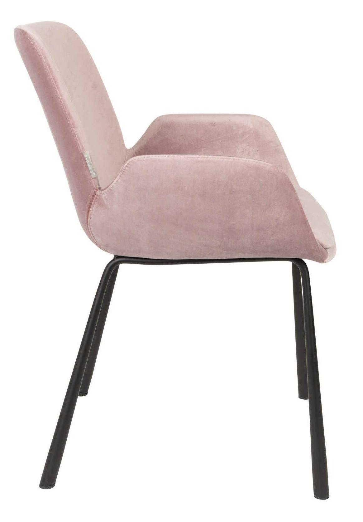 BRIT armchair pink, Zuiver, Eye on Design