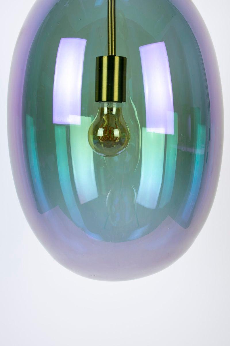 BUBBLE BLOWER LONG opal glass pendant lamp - Eye on Design