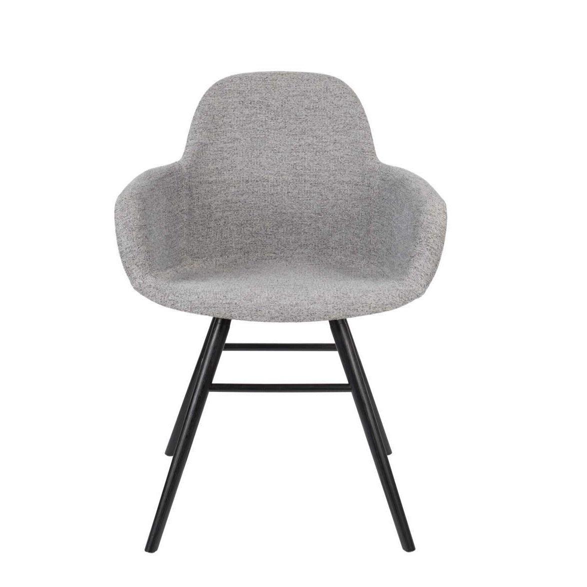 Chair with armrests ALBERT KUIP SOFT grey, Zuiver, Eye on Design