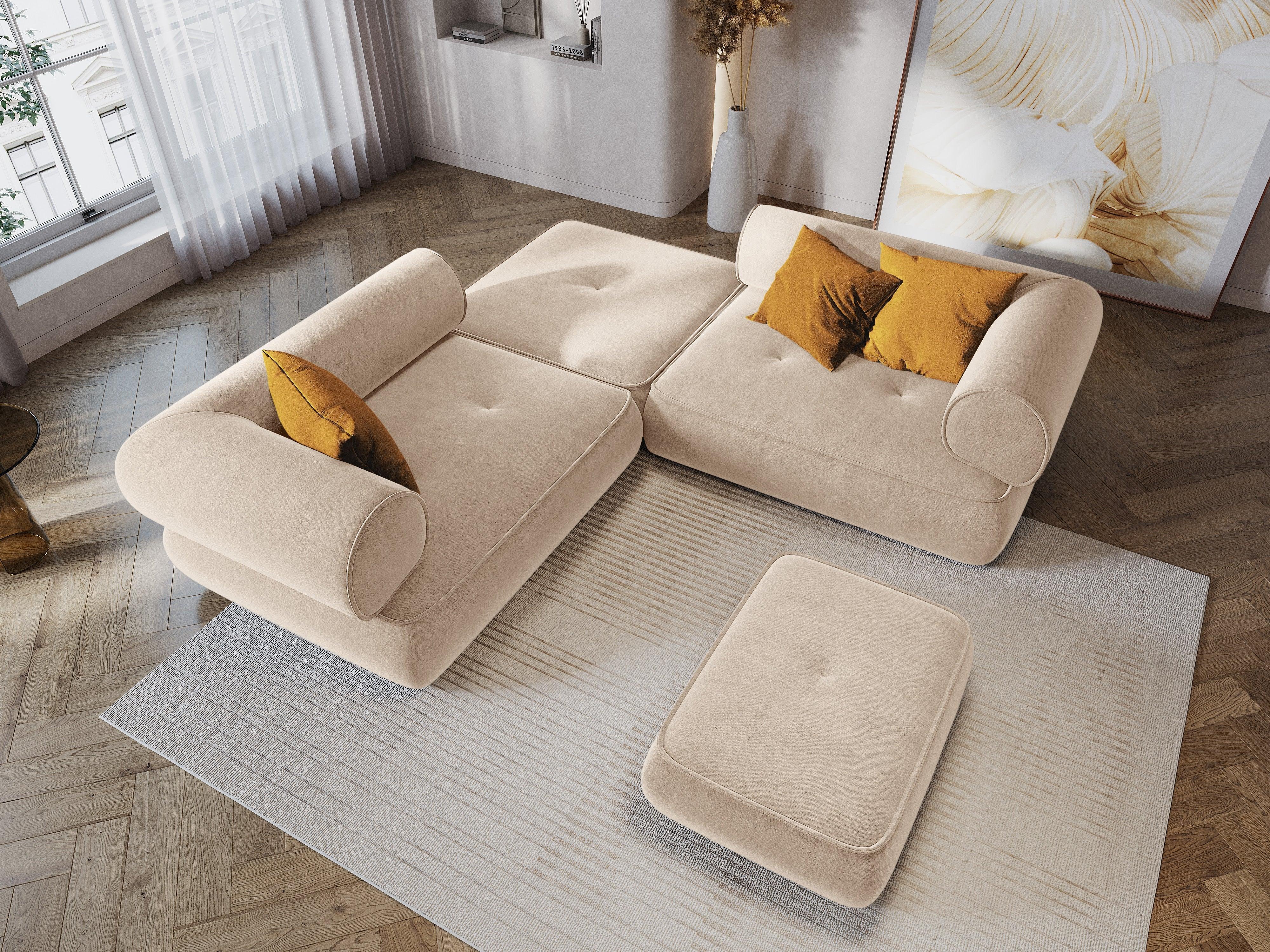 Pouf, "Lily", 1 Seat, 89x65x38
 Made in Europe, Maison Heritage, Eye on Design