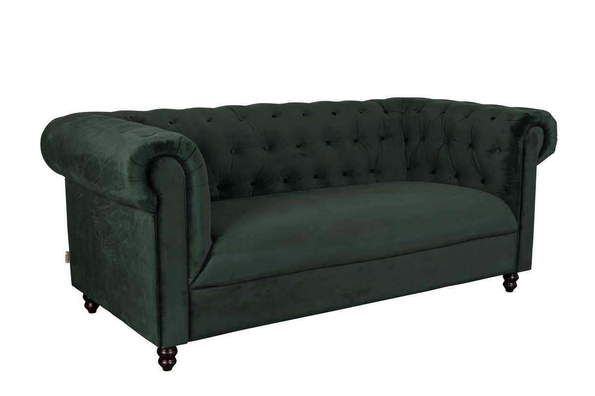 CHESTER VELVET sofa dark green - Eye on Design