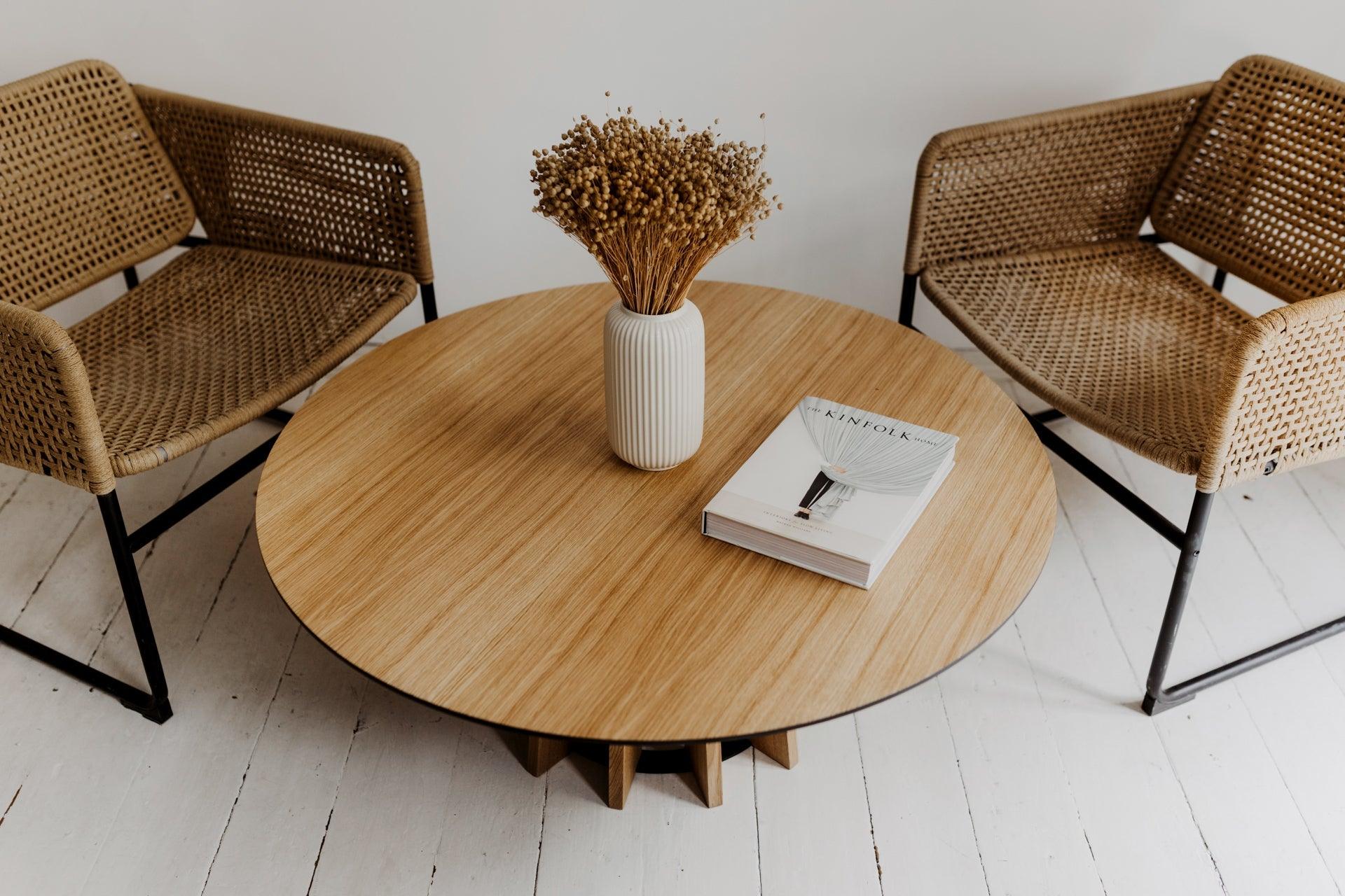 Coffee table MOLDE natural oak - Eye on Design