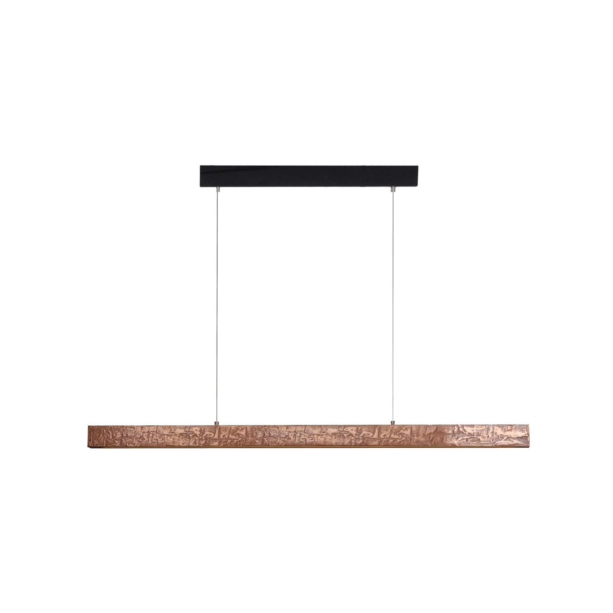 CONCRETE LINE pendant lamp, copper - Eye on Design