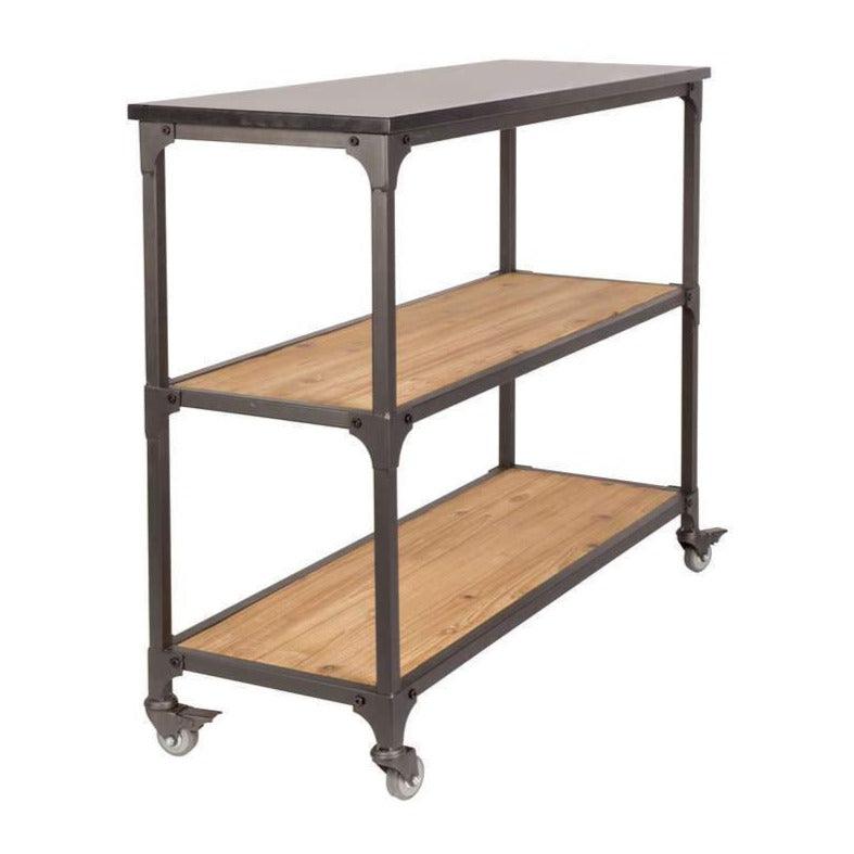 CONSUELA bookcase on wheels black, Dutchbone, Eye on Design