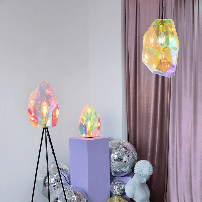 DIAMOND DEAR acrylic floor lamp - Eye on Design