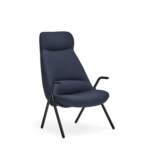 DINS high back armchair dark blue - Eye on Design