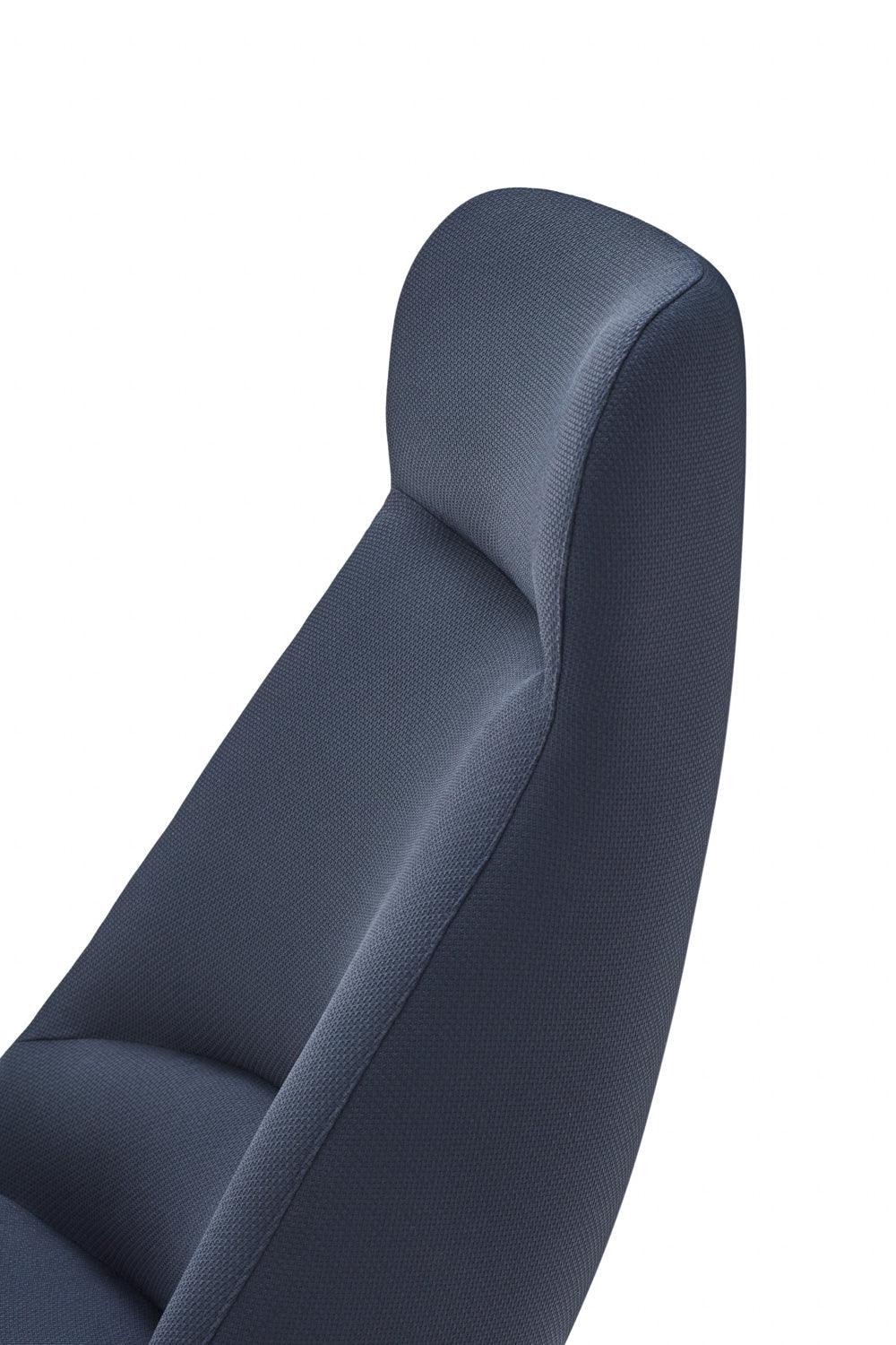 DINS high back armchair dark blue - Eye on Design