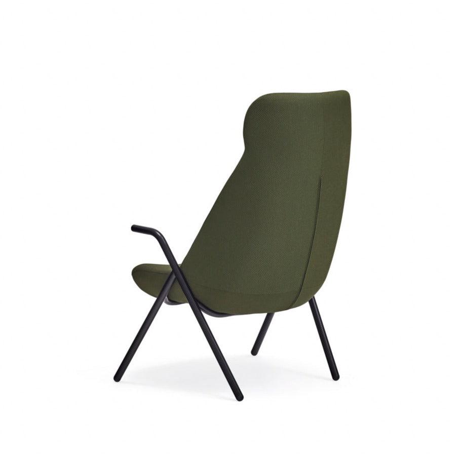 DINS high back armchair dark green - Eye on Design