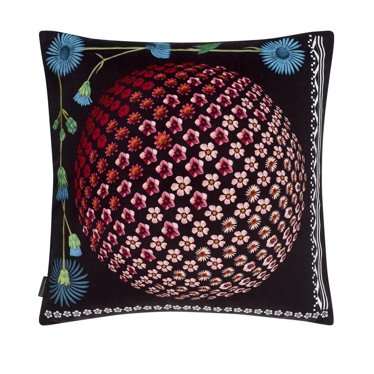 Double-sided pillow COSMOS EDEN cotton satin - Eye on Design