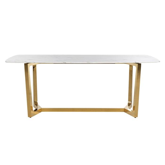 DYNASTY white marble table - Eye on Design