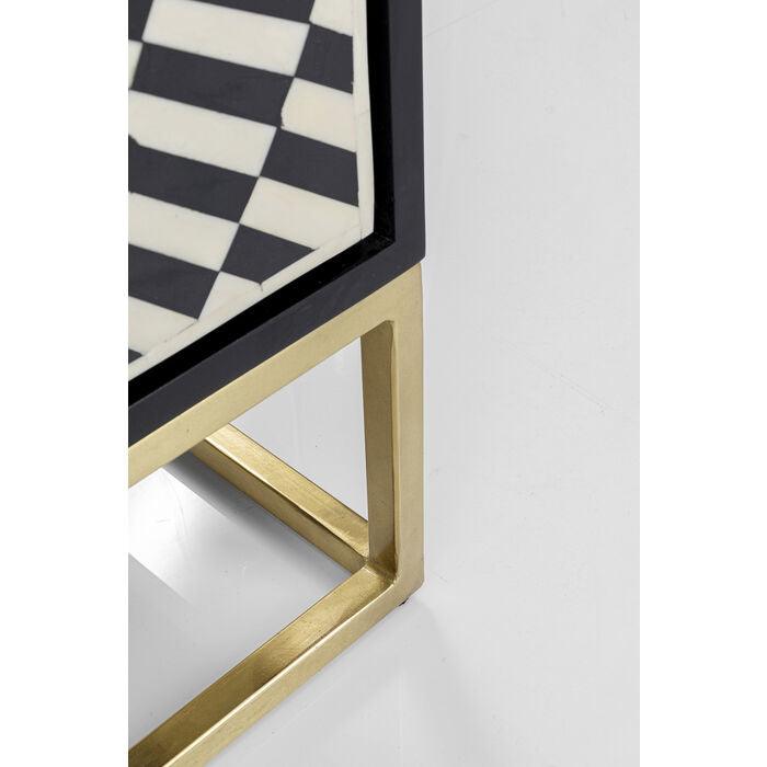 ELECTRO chest of drawers black with gold details - Eye on Design