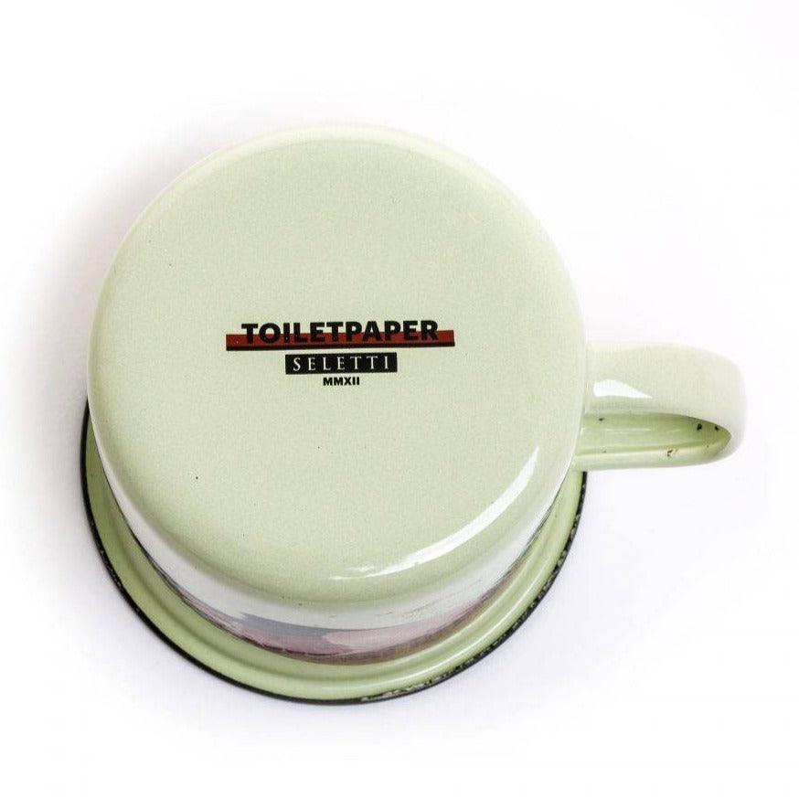 Enamel mug SOAP green - Eye on Design