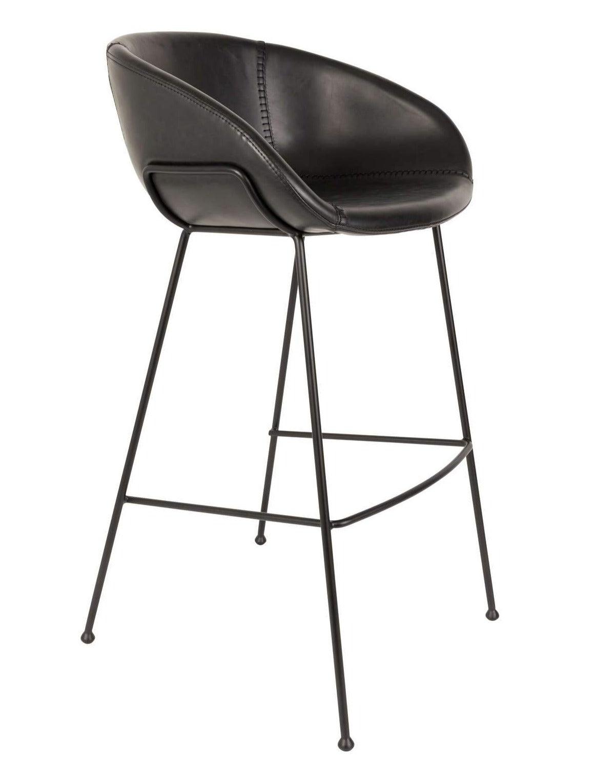 FESTON bar stool black, Zuiver, Eye on Design