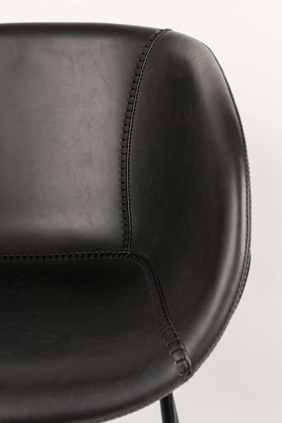 FESTON eco leather armchair black, Zuiver, Eye on Design