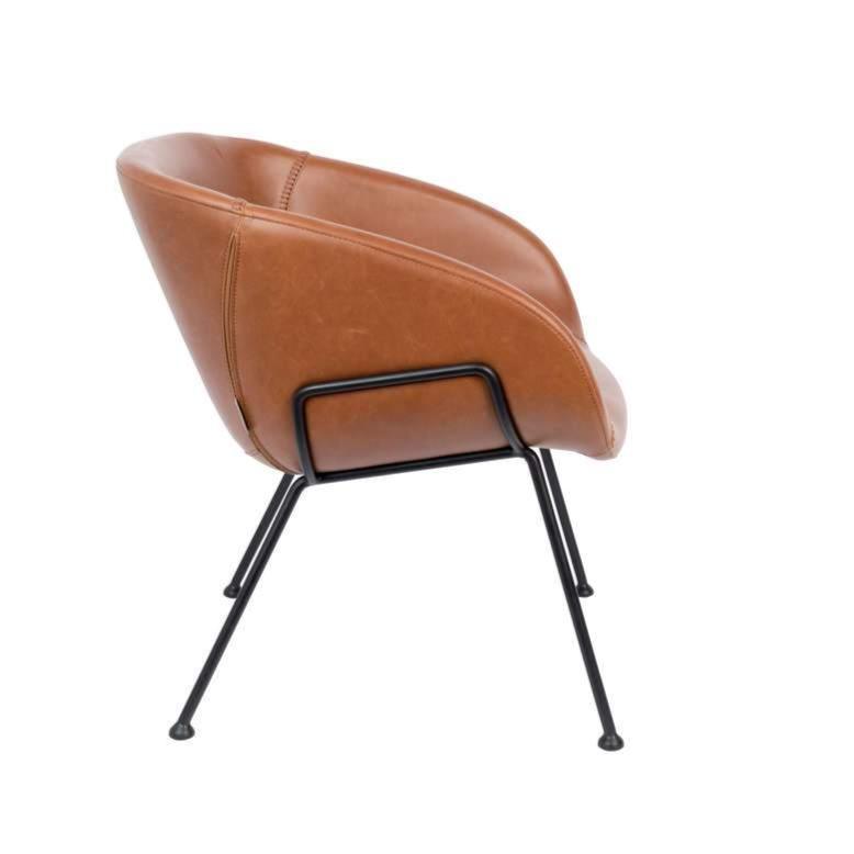 FESTON lounge armchair brown, Zuiver, Eye on Design