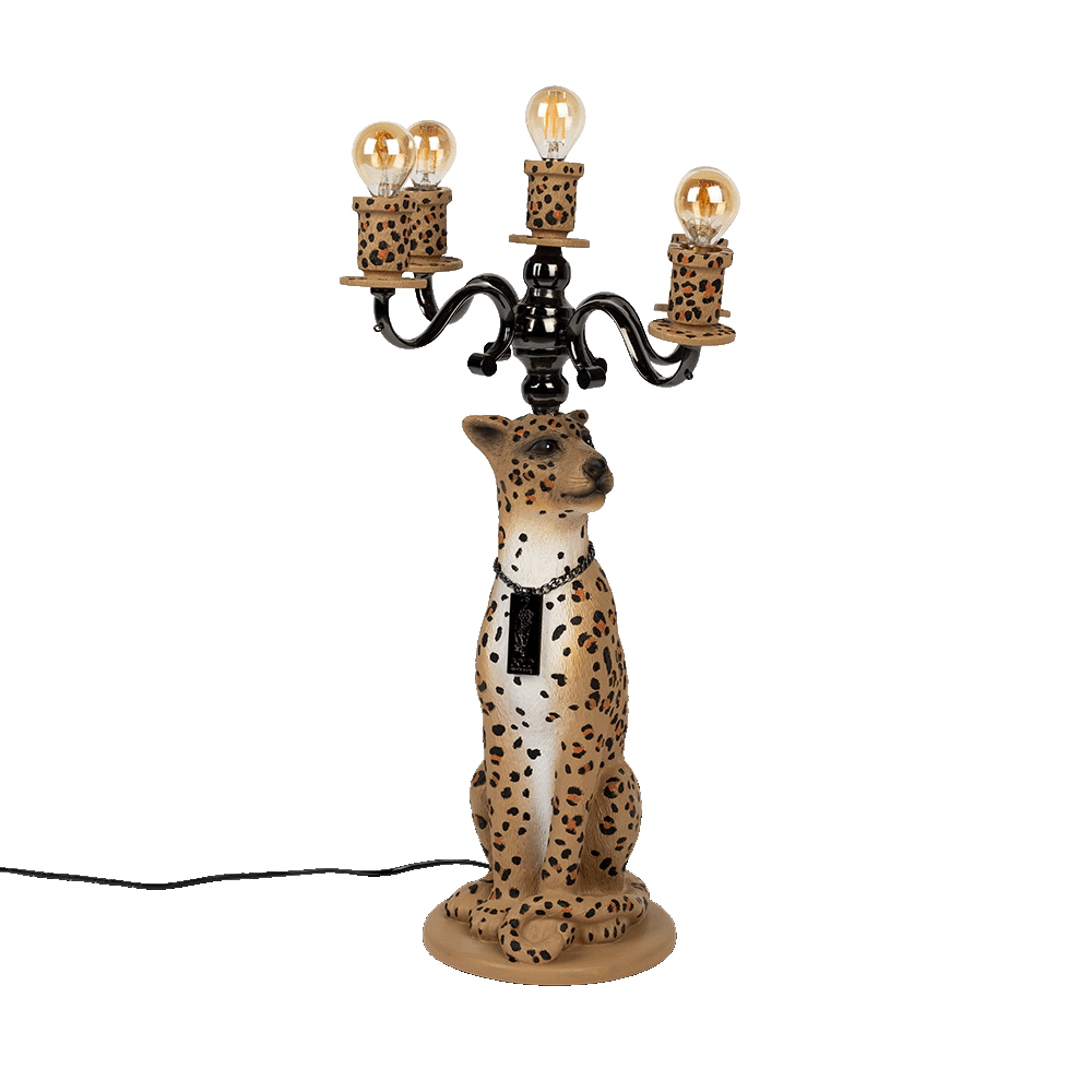 Floor lamp PROUDLY CROWNED PANTHER cents - Eye on Design