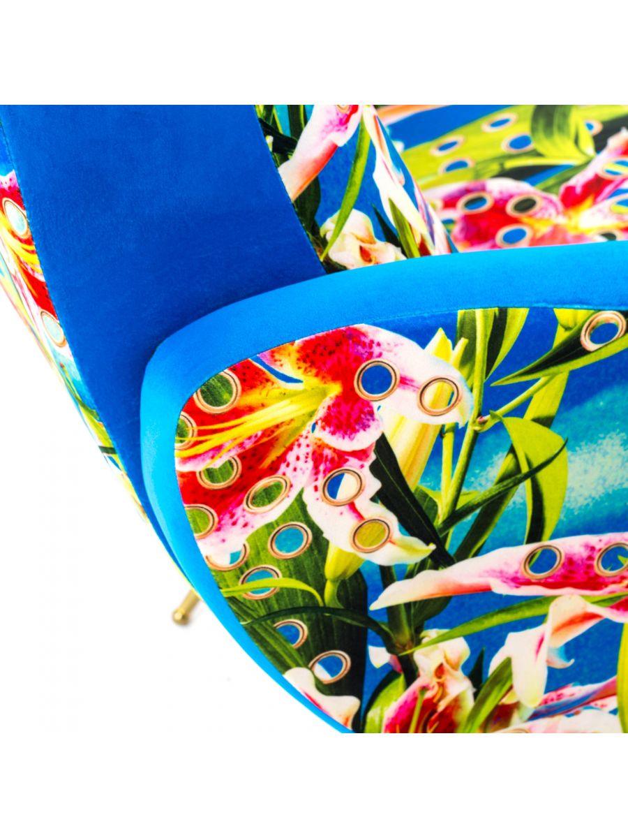 FLOWERS armchair blue - Eye on Design