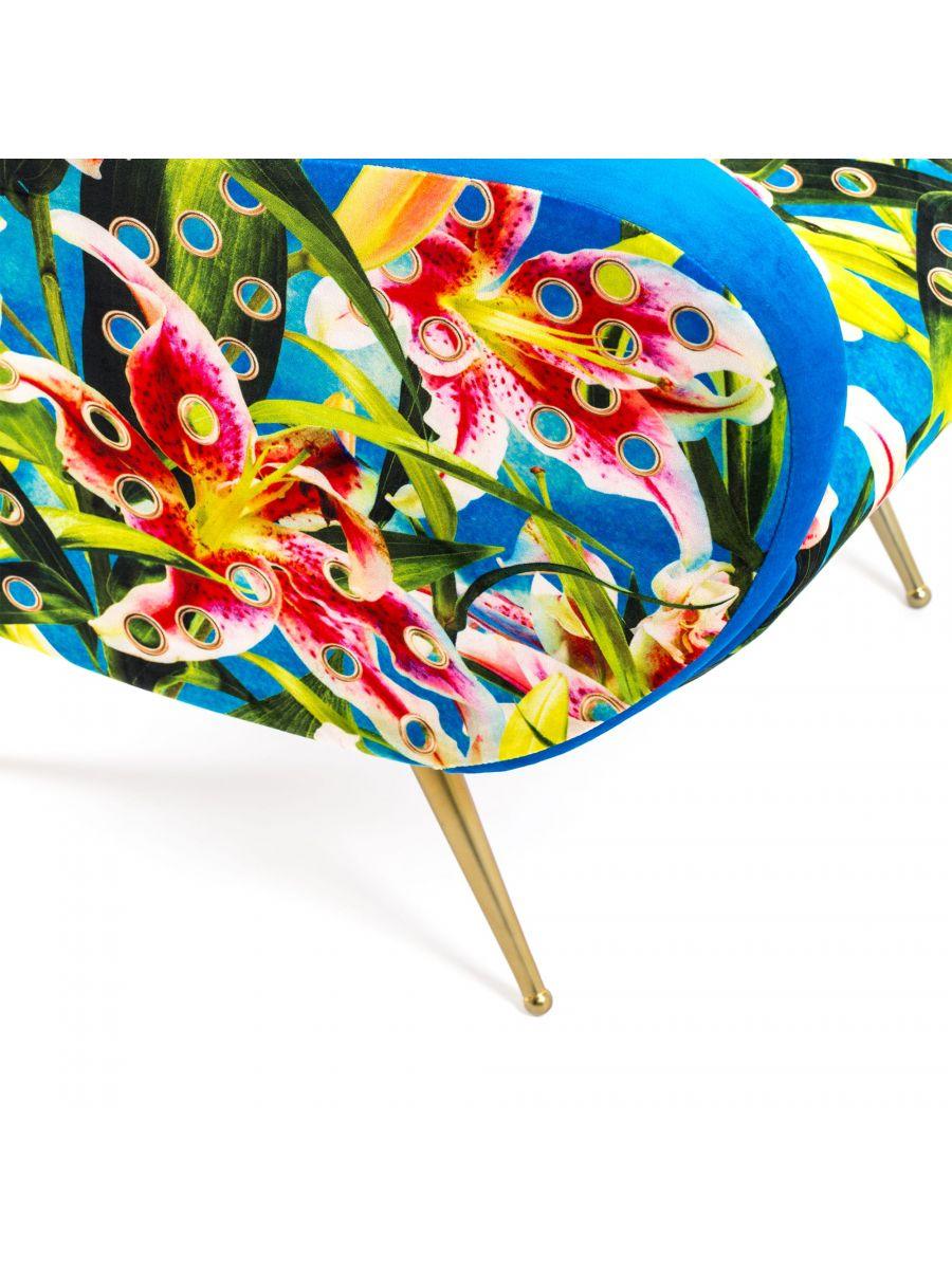 FLOWERS armchair blue - Eye on Design