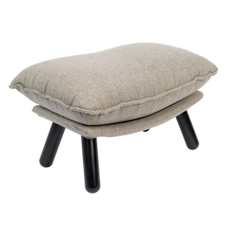 Footstool LAZY SACK light grey, Zuiver, Eye on Design