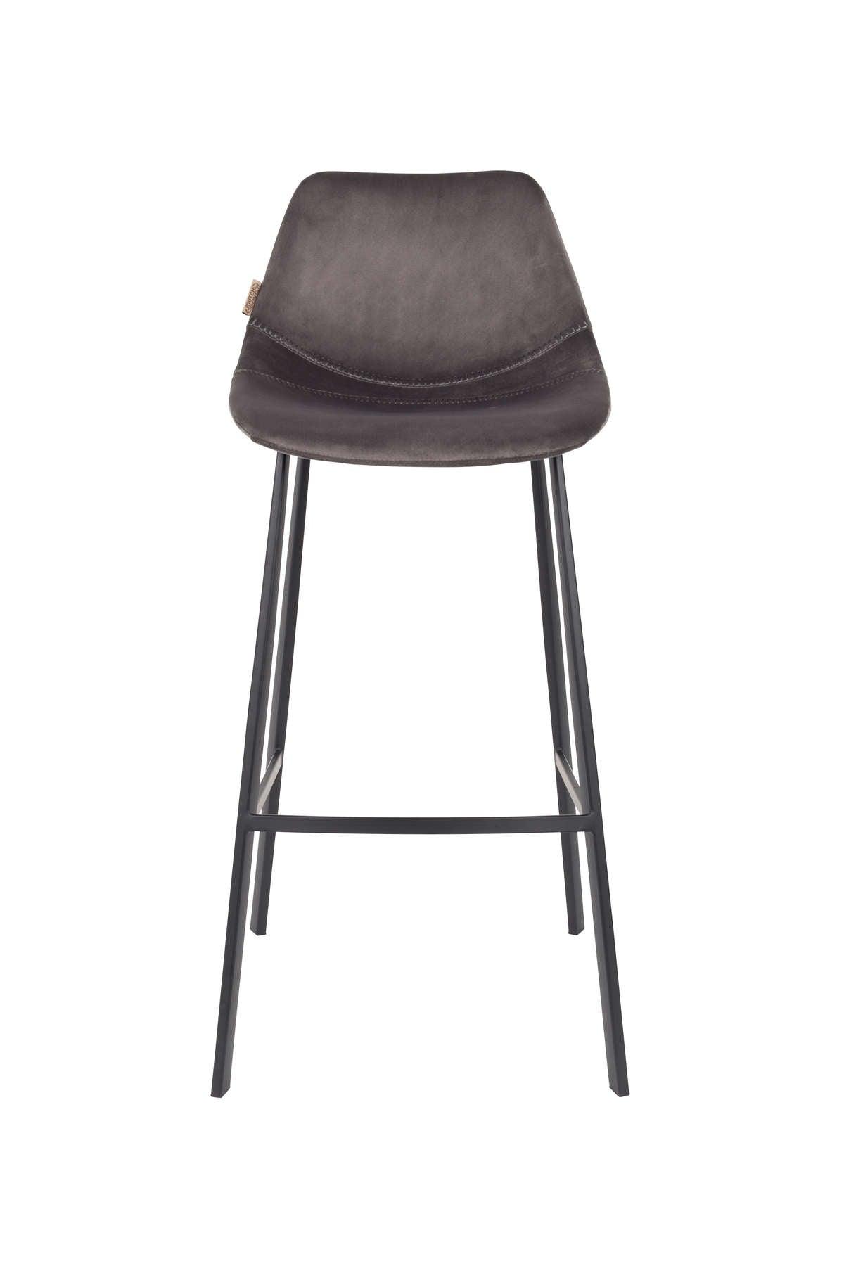 FRANKY bar stool 80 grey, Dutchbone, Eye on Design