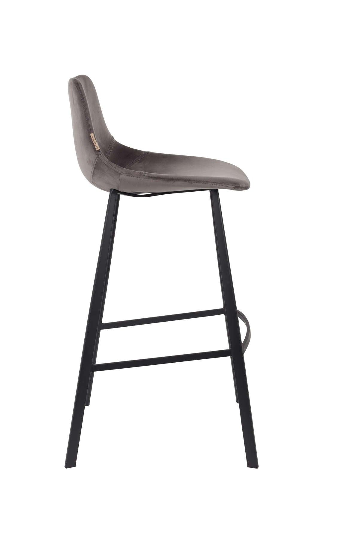 FRANKY bar stool 80 grey, Dutchbone, Eye on Design