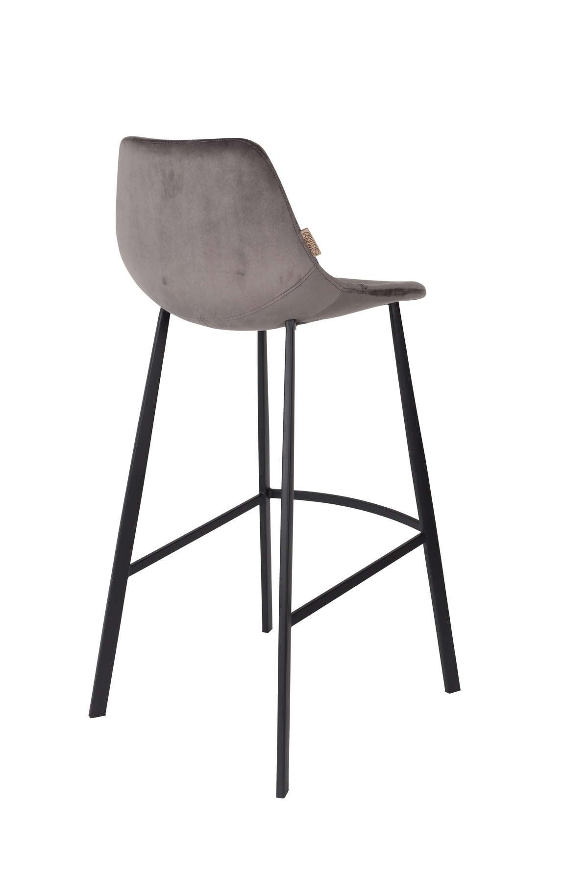 FRANKY bar stool 80 grey, Dutchbone, Eye on Design