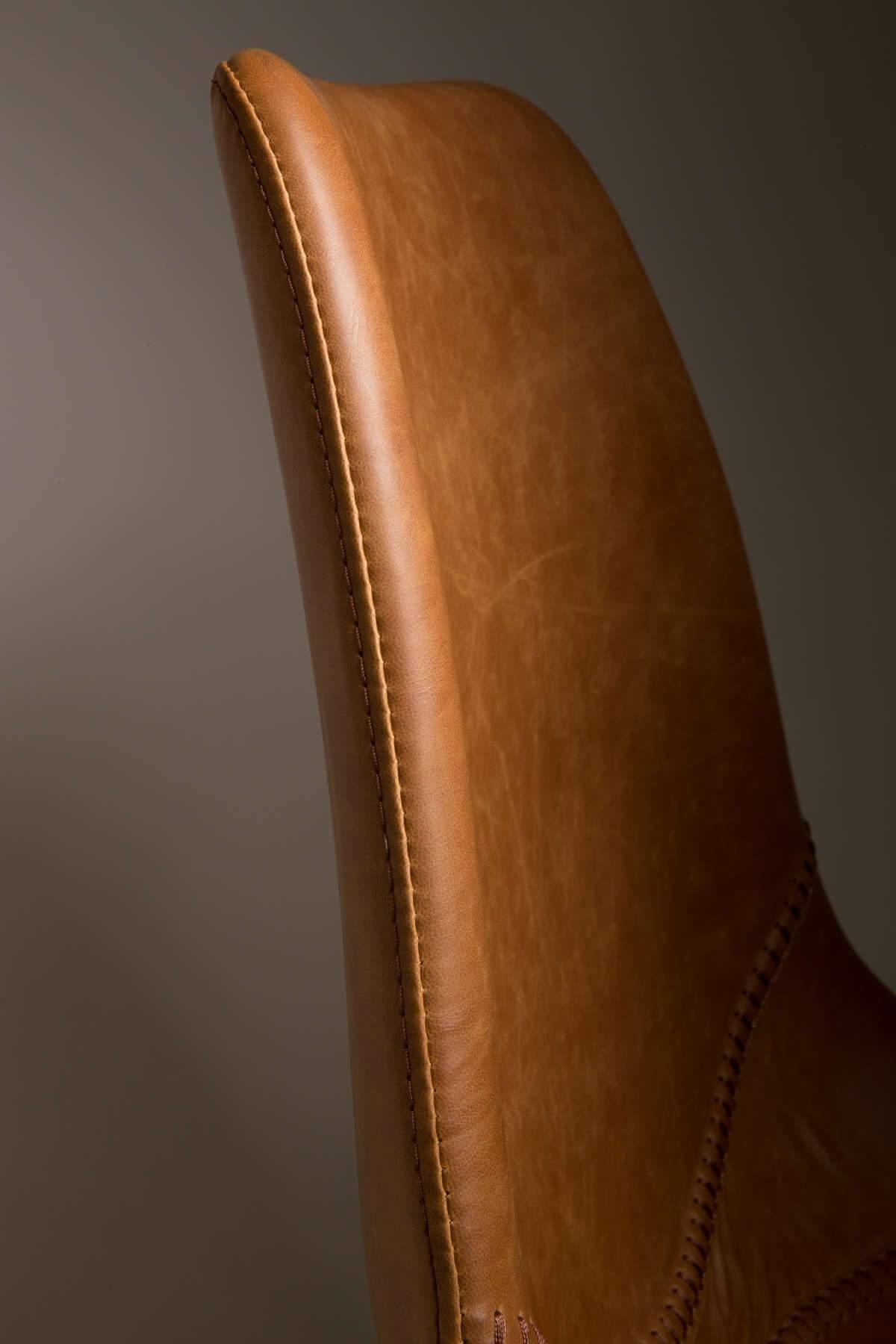 FRANKY chair eco leather brown, Dutchbone, Eye on Design