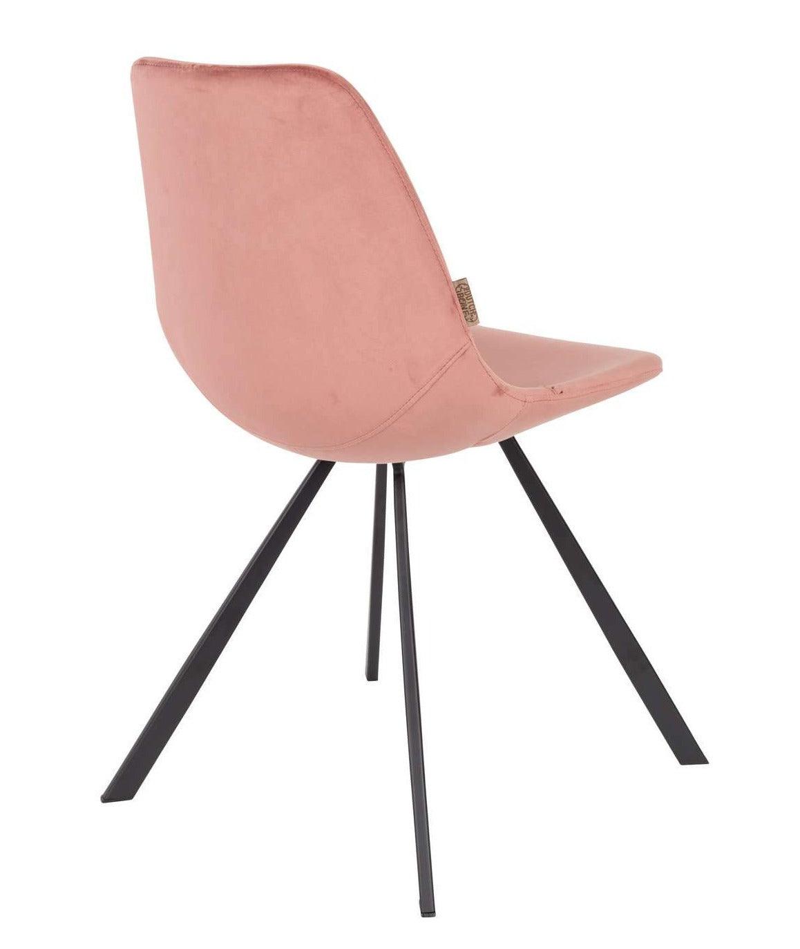 FRANKY VELVET chair pink - Eye on Design