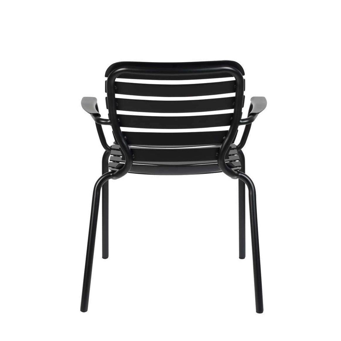 Garden chair with armrests VONDEL black, Zuiver, Eye on Design