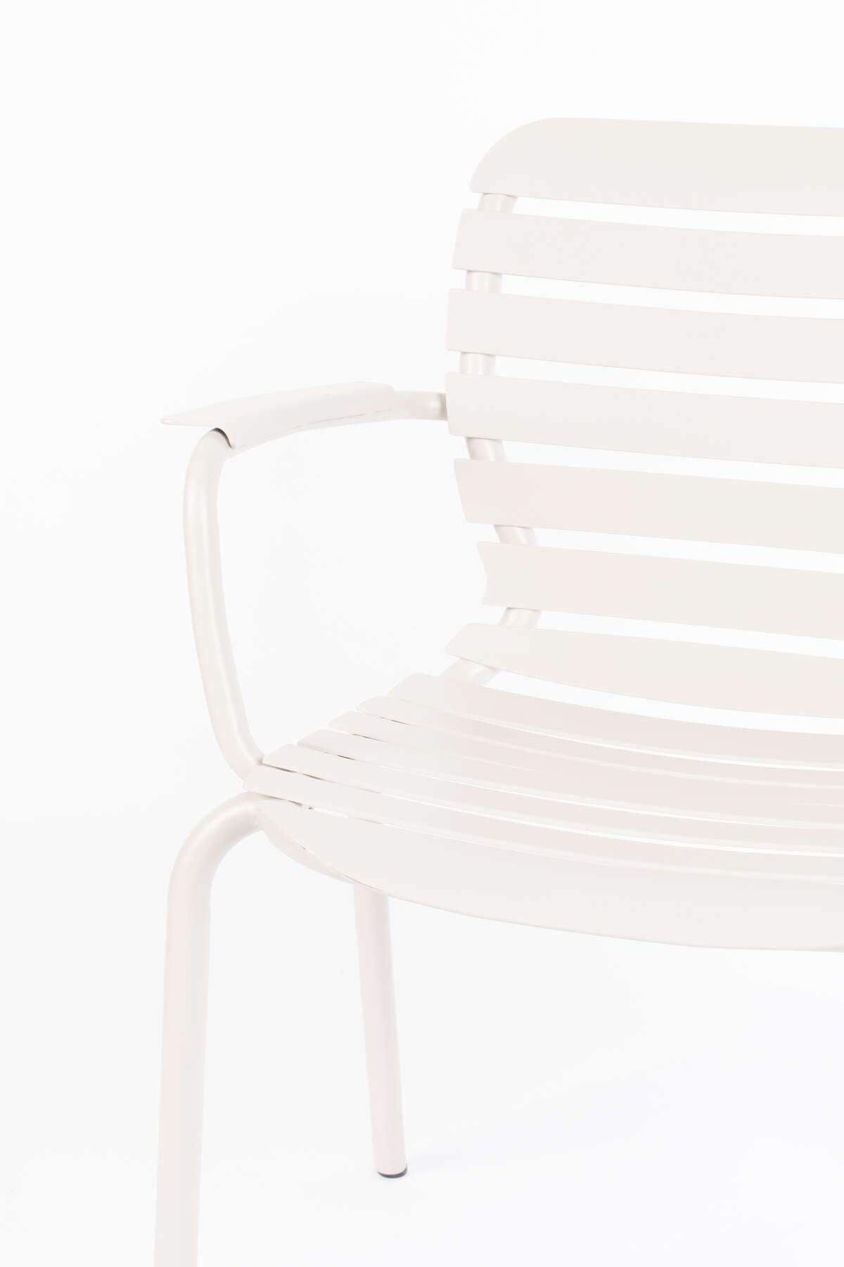 Garden chair with armrests VONDEL white, Zuiver, Eye on Design