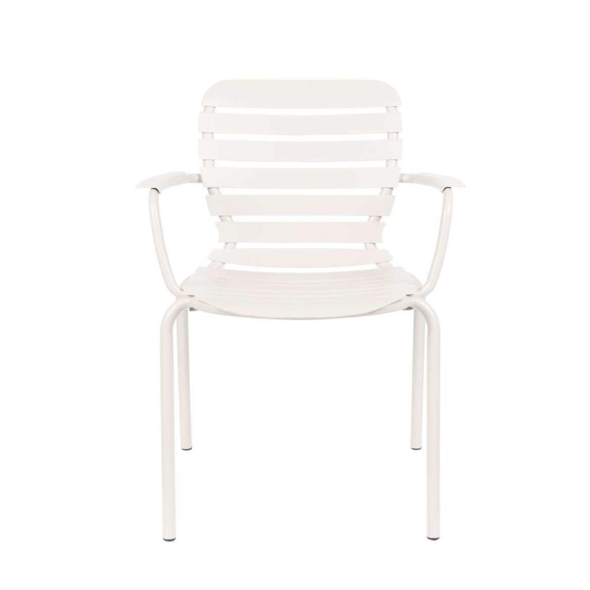 Garden chair with armrests VONDEL white, Zuiver, Eye on Design