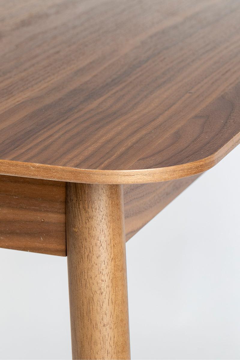 GLIMPS table 180/240 x 90 walnut, Zuiver, Eye on Design