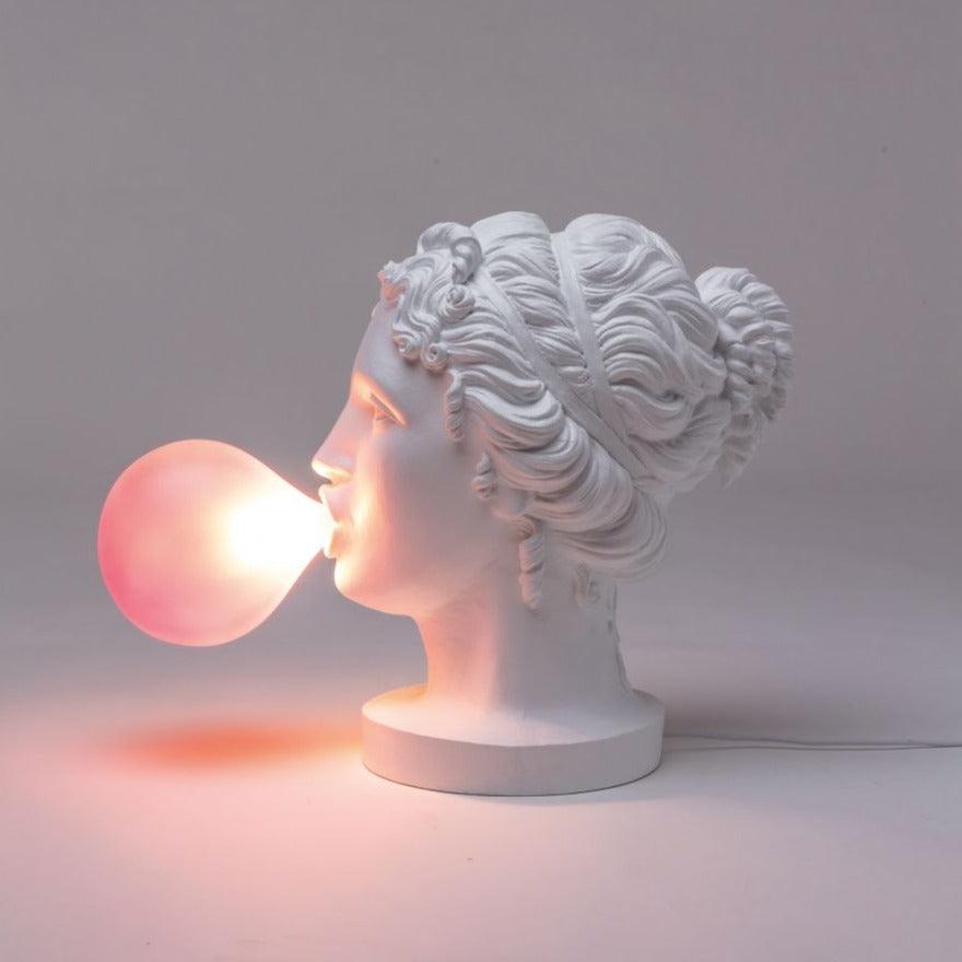 GRACE white table lamp - Eye on Design