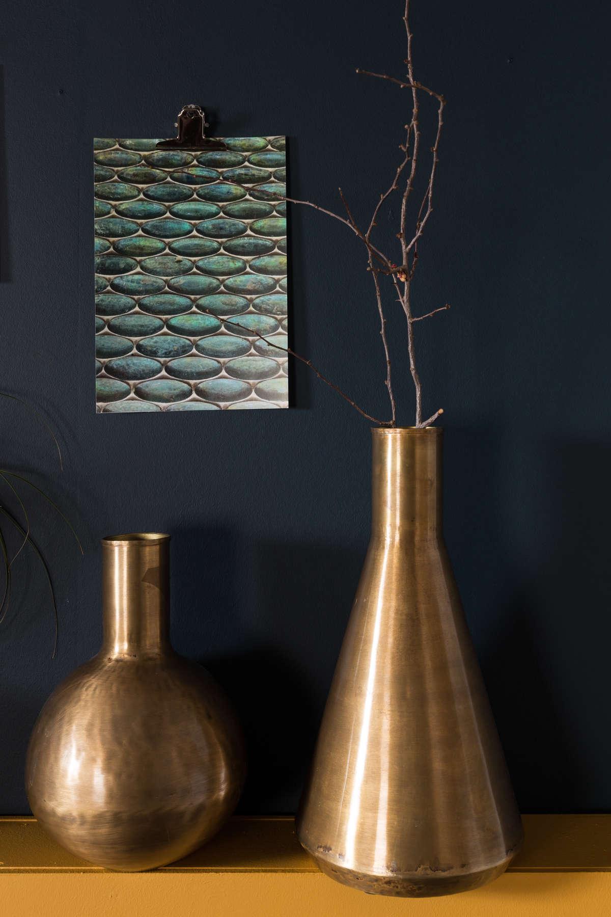 HARI FAT brass vase - Eye on Design