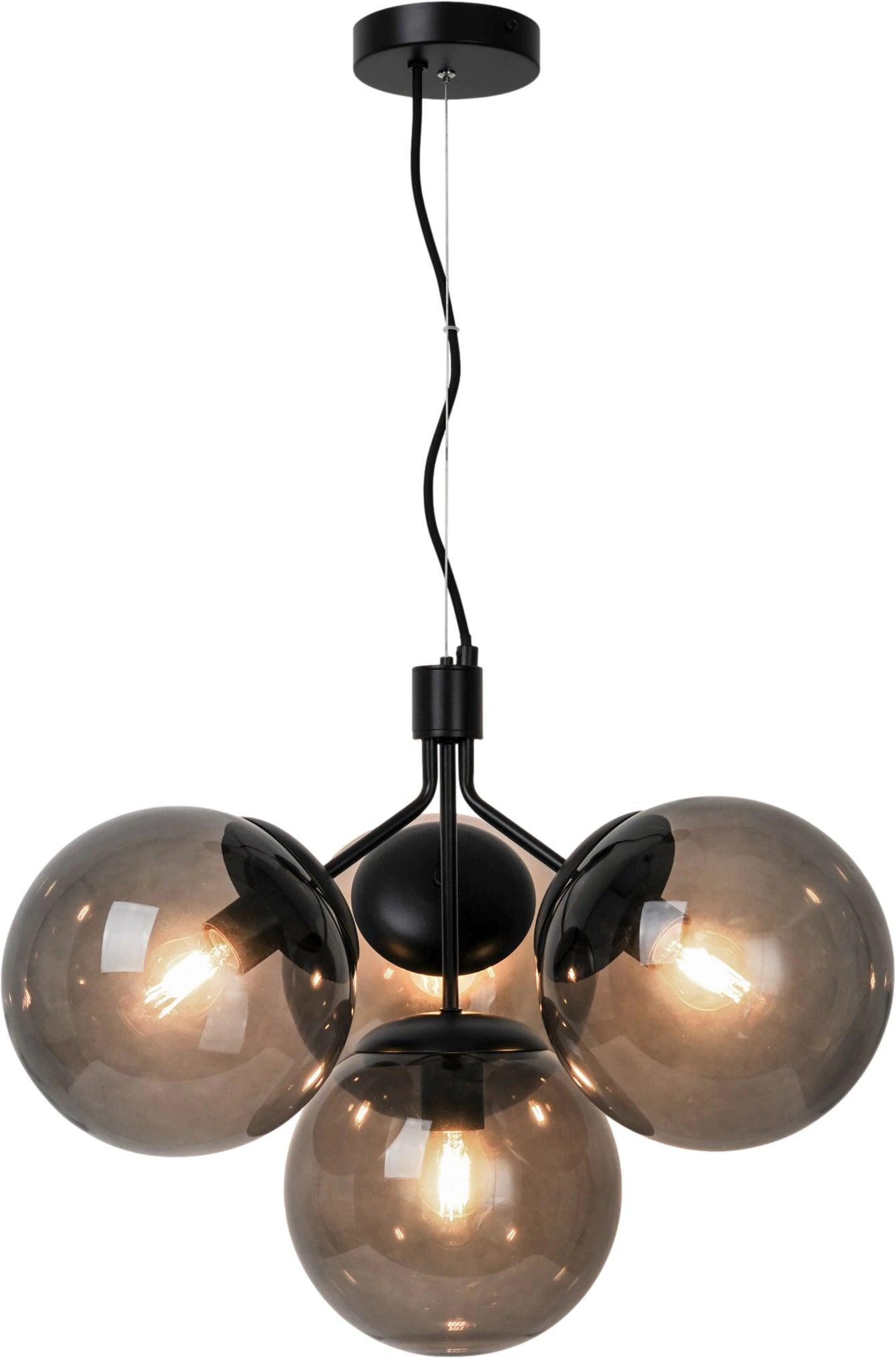 IVONA 4-point pendant lamp black - Eye on Design