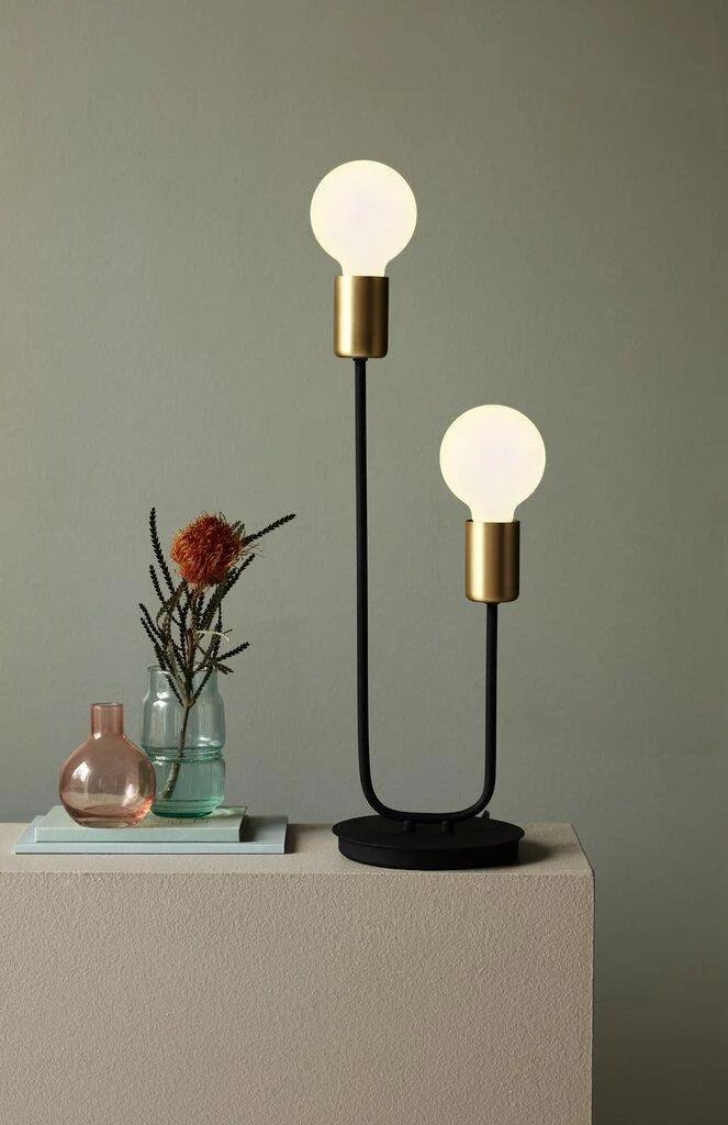 JOSEFINE Table lamp black with gold details - Eye on Design