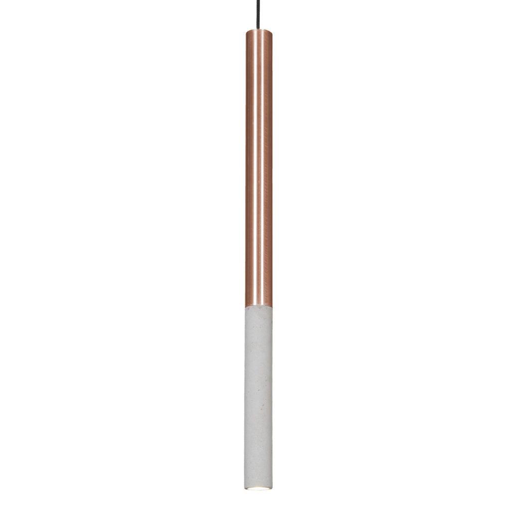 KALLA COPPER concrete pendant lamp - Eye on Design