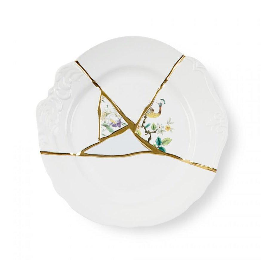 KINTSUGI dinner plate #3 porcelain - Eye on Design