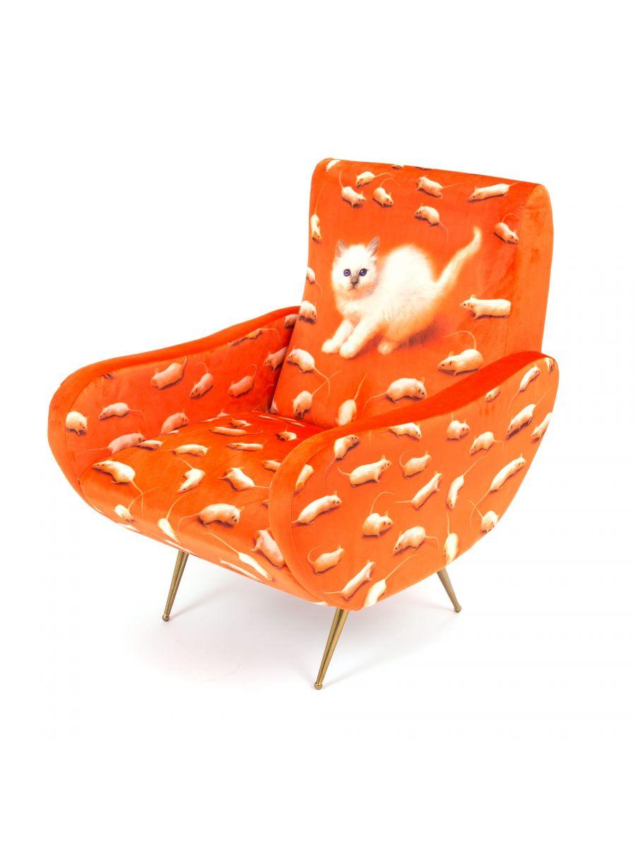 KITTEN armchair orange - Eye on Design