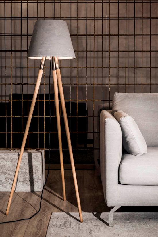 KOPA FLOOR concrete floor lamp - Eye on Design